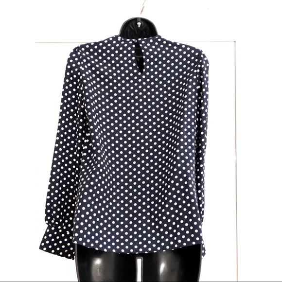 Polka dots Long Sleeves Blouse - Picture 4 of 6